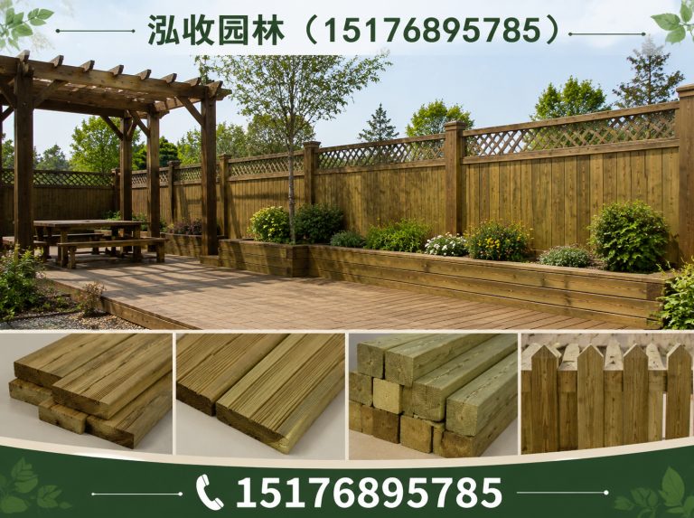 恩施京津冀防腐木工程展示图